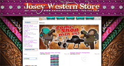 Desktop Screenshot of joseywesternstore.com